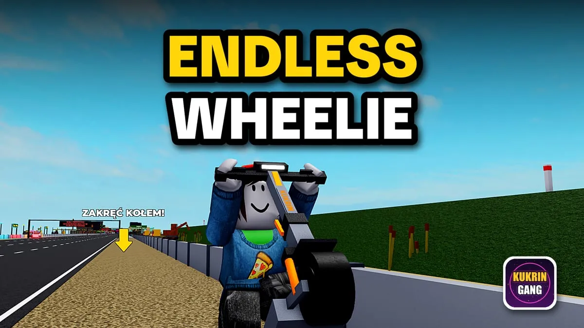 Kreacja reklamowa Kukrin Gang po angielsku: „Endless wheelie”